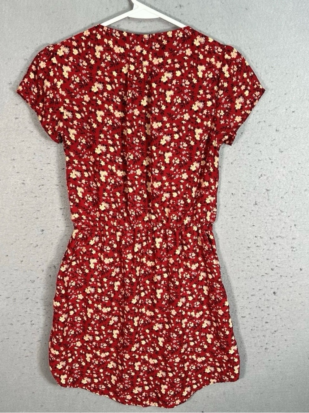 Kimchi Blue Red Floral Tie-Front Mini Dress - Picture 2 of 8